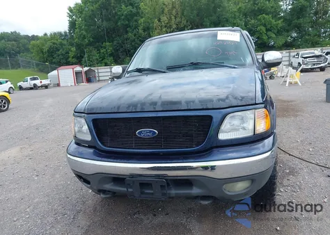 2002 Ford F-150 Lariat/Xlt из США, поврежденный, VIN 1FTRW08L82KB51549